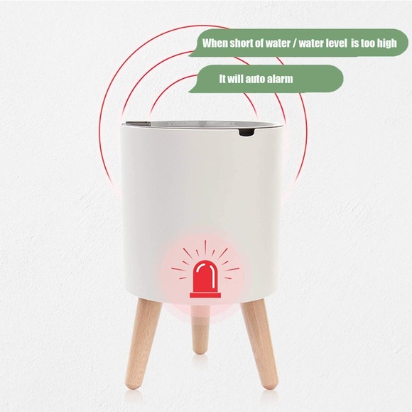 Smart Plant Watering Pot with Alarm and Decorative Wooden Legs - Picture 4 of 10